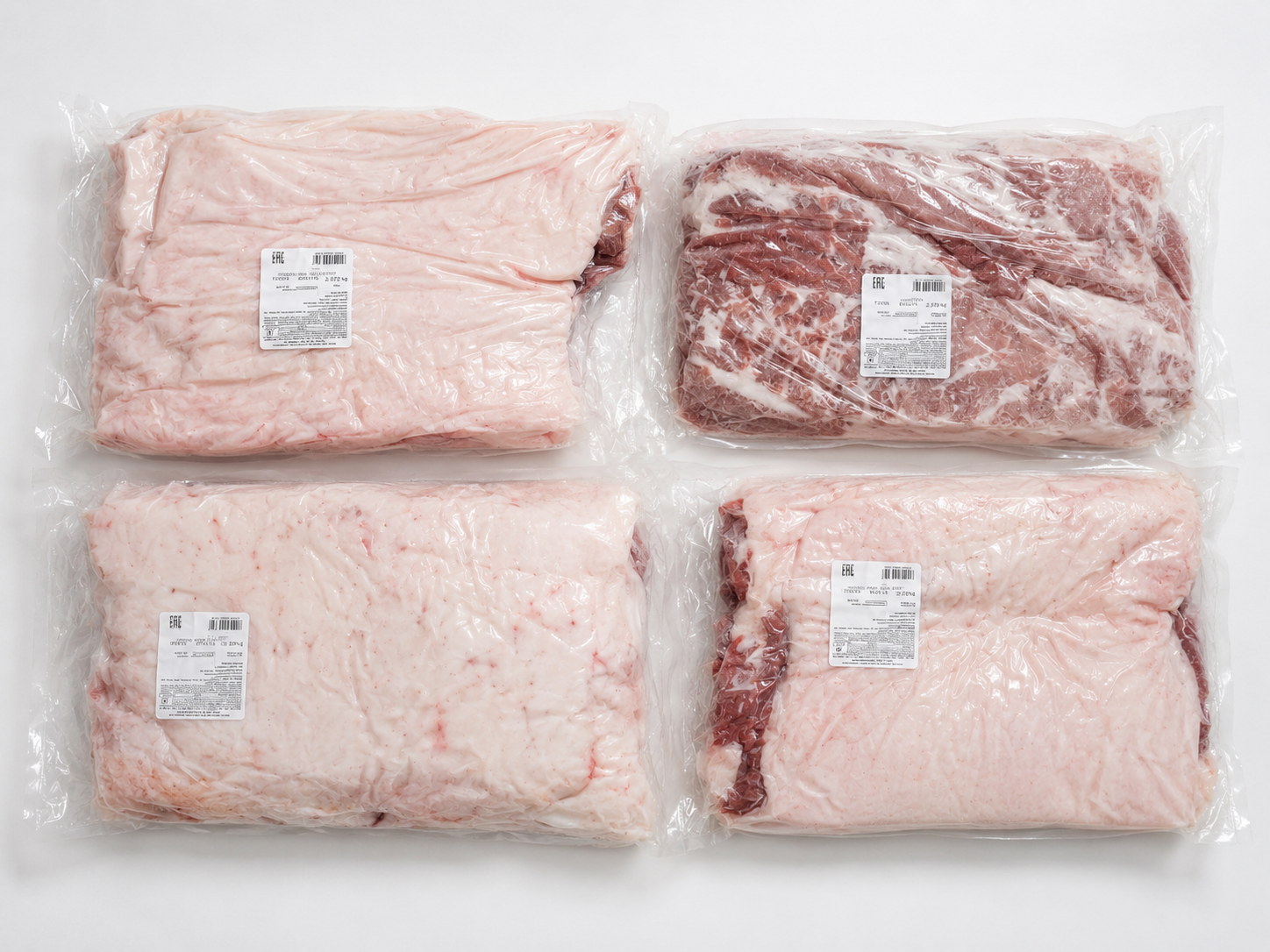 Frozen meat product inspection